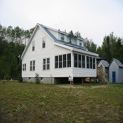 Large Sunroom at front of house